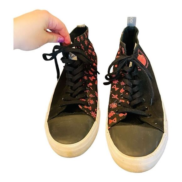 akedo x sea of thieves shoes the reaper mens black & red RARE size 13 sneakers - Picture 4 of 16